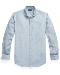 Polo Ralph Lauren - Custom Fit Mallet-Print Linen Shirt - Lyst