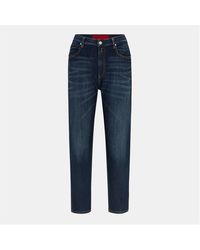 HUGO - Keida Straight Leg Jeans - Lyst