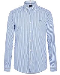 BOSS - Roan Bd Striped Long Sleeve Shirt - Lyst