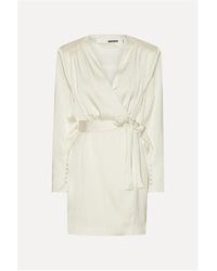 ROTATE BIRGER CHRISTENSEN - Samantha Mini Wrap Dress - Lyst