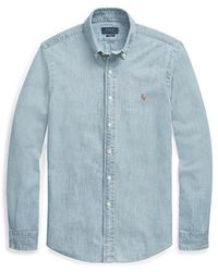 Ralph Lauren - Long Sleeve Denim Shirt - Lyst