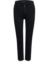 Replay - Faaby Slim-Fit Cigarette Cropped Jeans - Lyst