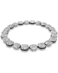 Swarovski - Choker, Cushion Cut, Mixed Metal Finish - Lyst
