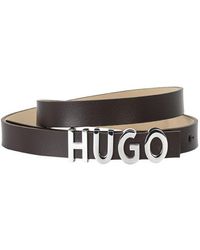 HUGO - Zula Belt 1,5cm 10199089 01 - Lyst