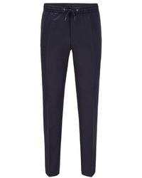 BOSS - Banks Slim Fit Trousers - Lyst
