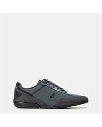 BOSS - Saturn Low Top Everyday Trainers With Technical Mesh - Lyst