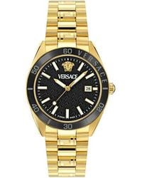 Versace - Timeless Quartz Analogue Watch - Lyst