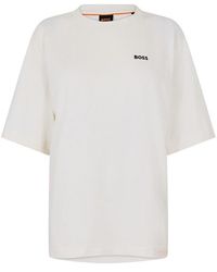 BOSS - Short Sleeve T-Shirt With Logo Detail (Eregular) - Lyst