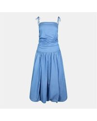 Amy Lynn - Amy Lynn Alexa Shoulder Tie Ultra Mini Peplum Dress - Lyst