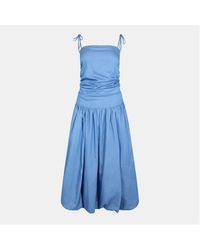 Amy Lynn - Amy Lynn Alexa Shoulder Tie Ultra Mini Peplum Dress - Lyst