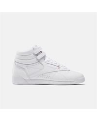 Reebok - Freestyle Hi High Top Sneakers For - Lyst