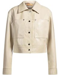 BOSS - C_Jelt Faux Leather Jacket - Lyst
