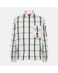 HUGO - Zip-Through Overshirt - Lyst