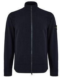 Stone Island - Stone Zip Thru Knit - Lyst