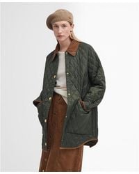Barbour - Liddesdale 30Th Anniversary Diamond Quilted Oversized Quilted Jacket - Lyst