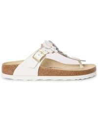 Birkenstock - Gizeh Floral Flat Sandal - Lyst