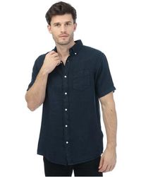 GANT - Regular Ut Garment Dyed Linen Shirt - Lyst