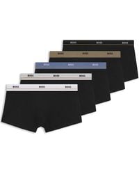 BOSS - Bodywear 5 Pack Boxer Trunks With Logo Detail - Lyst