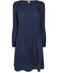 BOSS - Dasie Skater Dress, Skater Dress Design - Lyst