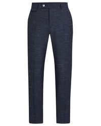BOSS - H Genius Slim Fit Trousers - Lyst