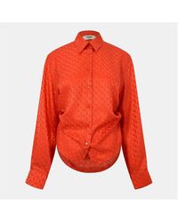Fendi - Short Sleeve Patterned Shirt - Lyst