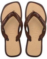 Havaianas - Top Sqr Fusion Boho Flip Flops - Lyst