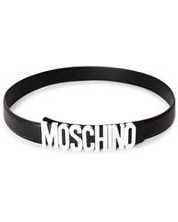 Moschino - Leather Belt - Lyst