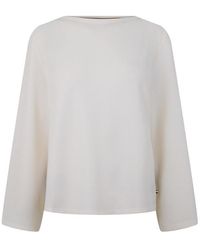 BOSS - Waffle Cotton Long Sleeve Relaxed Fit Pyjama Top - Lyst