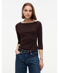 Tommy Hilfiger - Cody Slim Boat Neck Long-Sleeve T-Shirt - Lyst