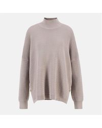 Barbour - Kaia Funnel-Neck Jumper - Lyst
