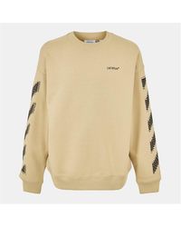 Off-White c/o Virgil Abloh - Skate Relaxed Fit Crew Sweatshirt - Lyst