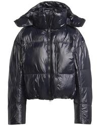 adidas By Stella McCartney - Truenature Wind Resistant Synthetic Fill Long Sleeve Short Puffer Jacket - Lyst