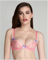 Agent Provocateur - Lorna Plunge Underwired Bra - Lyst