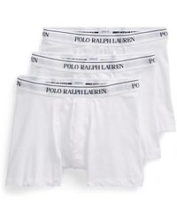 Polo Ralph Lauren - Stretch Cotton Boxer Brief 3-pack - Lyst