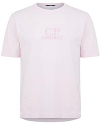 C.P. Company - Cp Logo T-shirt Sn42 - Lyst