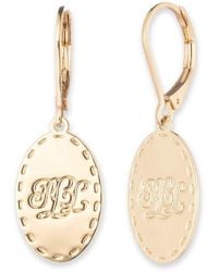 Ralph Lauren - Lauren Ralph Lauren Logo Drop Earrings - Lyst