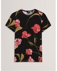 Ted Baker - Printed Slim Fit T-Shirt - Lyst
