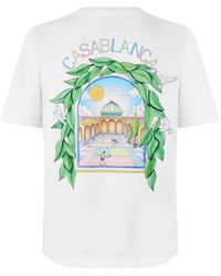 CASABLANCA - L'arche Tennis Club T-shirt - Lyst