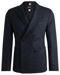 BOSS - C Hanry Double Breasted Formal Jacket - Lyst