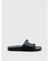 Pretty Green - Pg Okala Embossed Pool Sliders - Lyst