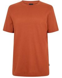 BOSS - Tiburt Bubble Structure Cotton Short Sleeve T-Shirt - Lyst