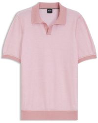 BOSS - Short Sleeve Polo Shirt - Lyst