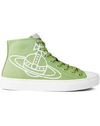 Vivienne Westwood - Orb Canvas High Top Trainers - Lyst