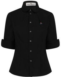 Vivienne Westwood - Logo Cotton Short Sleeve Toulouse Shirt - Lyst