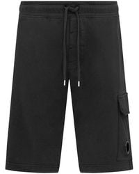 C.P. Company - Micro Lens Fleece Shorts - Lyst