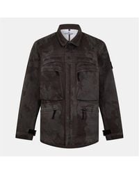 Stone Island - Raso Gommato Laser Camo Jacket - Lyst