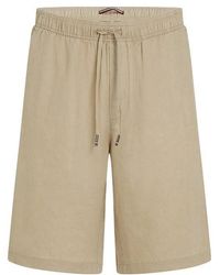 Tommy Hilfiger - Harlem Linen Relaxed Fit Woven Tracksuit Shorts - Lyst