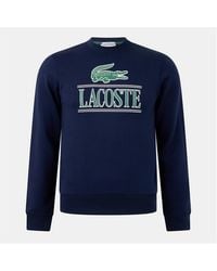 Lacoste - Crocodile Sweatshirt - Lyst