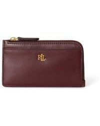 Ralph Lauren - Zip Card Case Around Purse - Lyst
