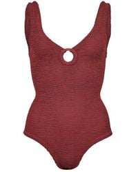 Hunza G - Coverage Swim Scoop Neck Swimsuit - Lyst
